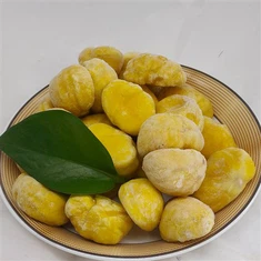 जमे हुए छिलके वाली चेस्टनट