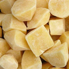 जमे हुए आलू का टुकड़ा