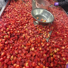 जमे हुए कटा हुआ स्ट्रॉबेरी